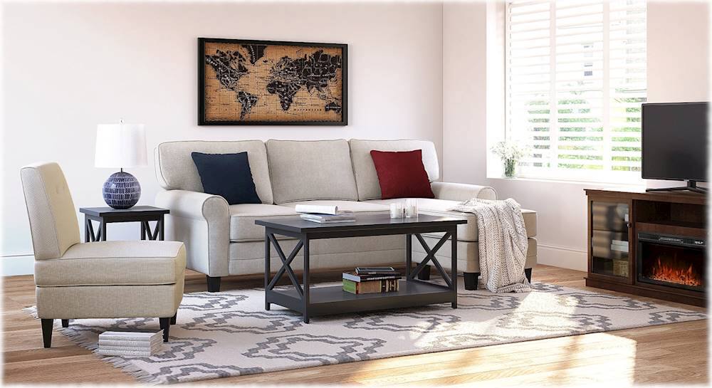 Alt View Zoom 24. Serta - Copenhagen Modern Accent Slipper Chair - Cream.