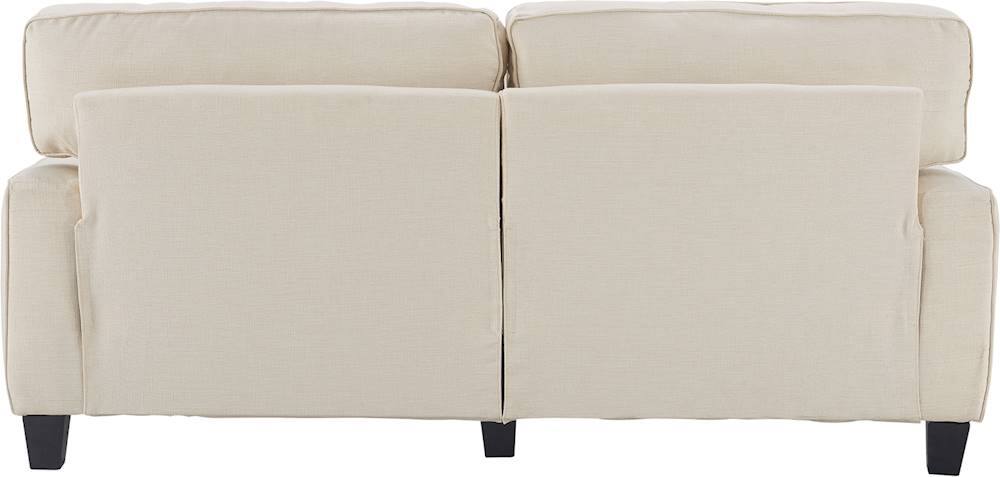 Alt View 13. Serta - Palisades Modern 3-Seat Fabric Sofa - Buttercream.