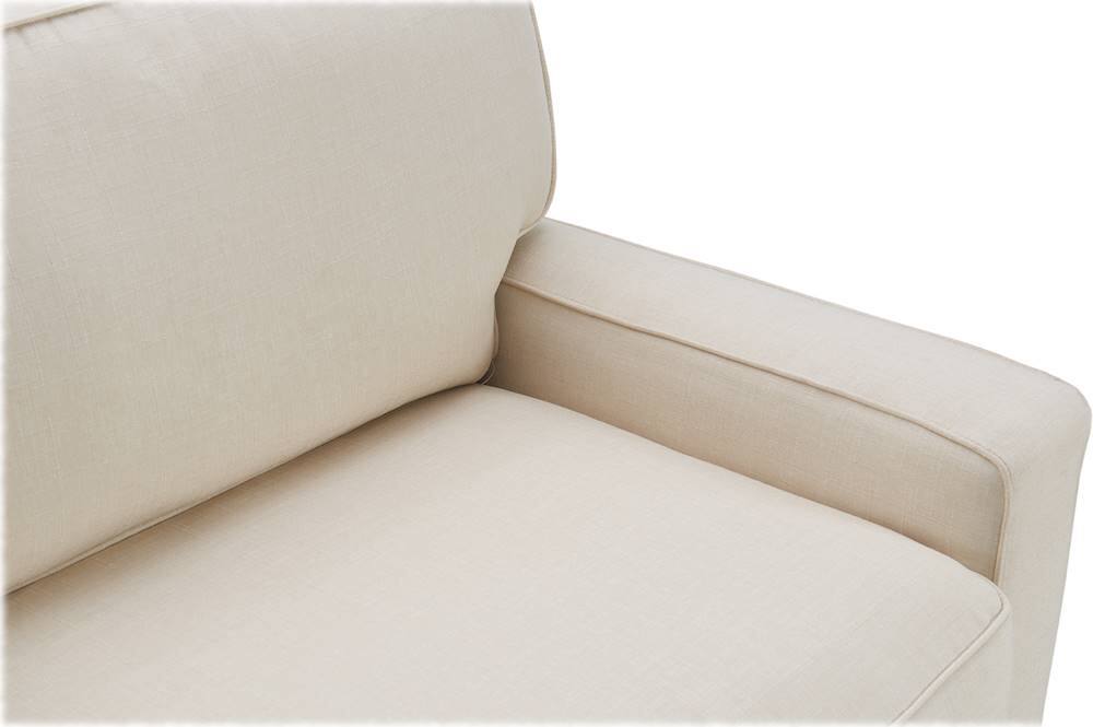 Alt View 14. Serta - Palisades Modern 3-Seat Fabric Sofa - Buttercream.