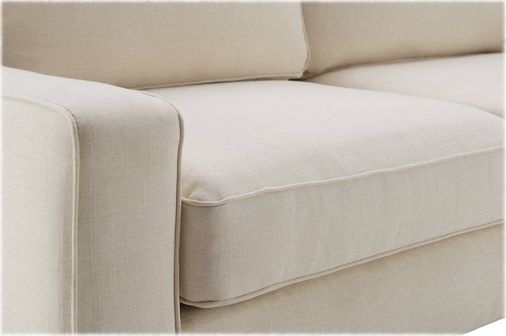 Alt View 17. Serta - Palisades Modern 3-Seat Fabric Sofa - Buttercream.