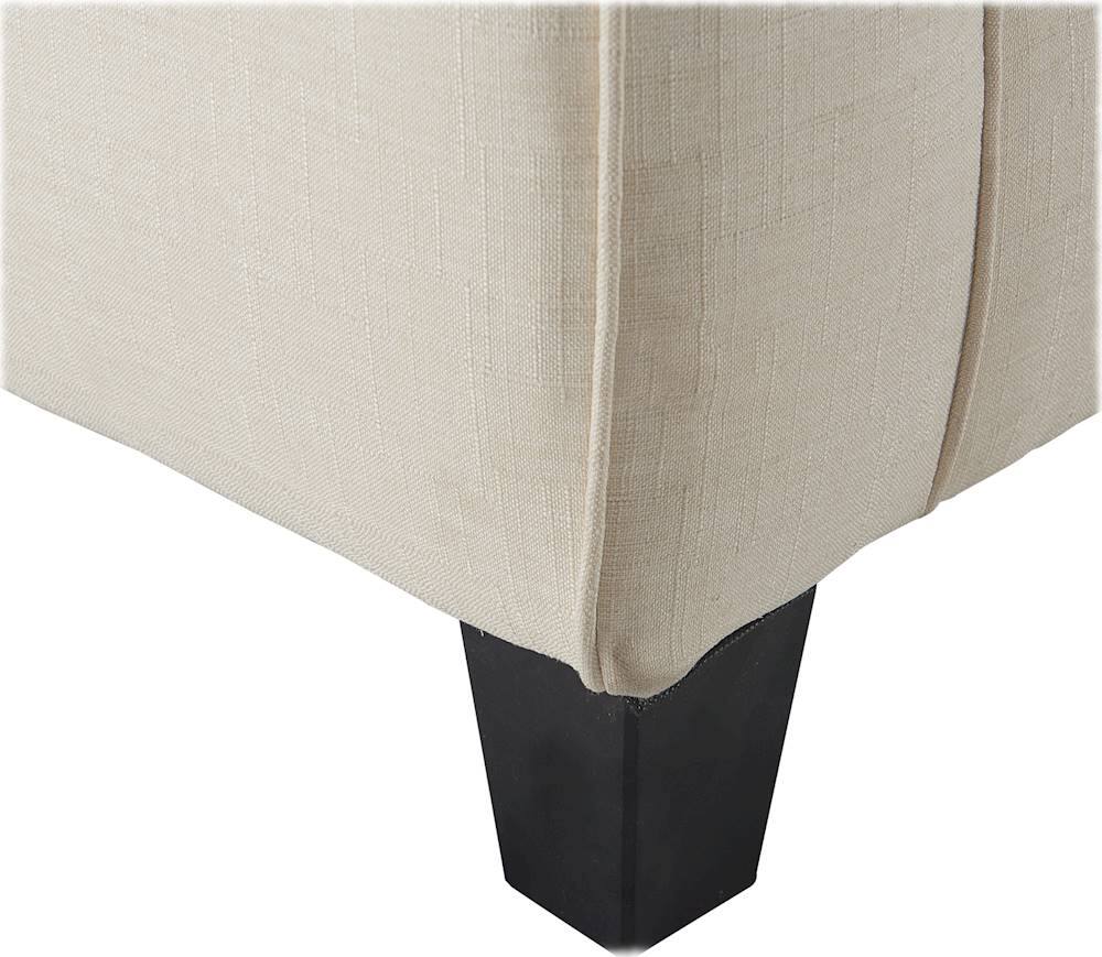 Alt View 19. Serta - Palisades Modern 3-Seat Fabric Sofa - Buttercream.