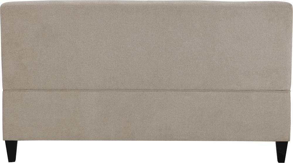 Alt View 13. Elle Decor - Yvonne 3-Seat Fabric Sofa - Ivory.