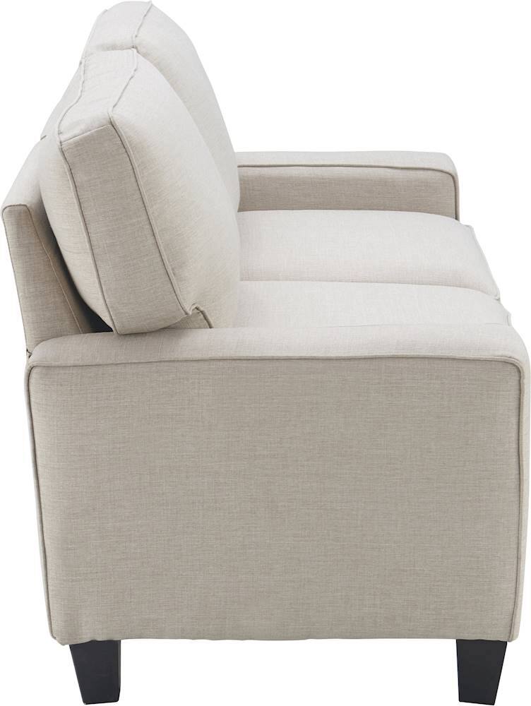 Alt View 12. Serta - Palisades 2-Seat Fabric Loveseat - Light Gray.