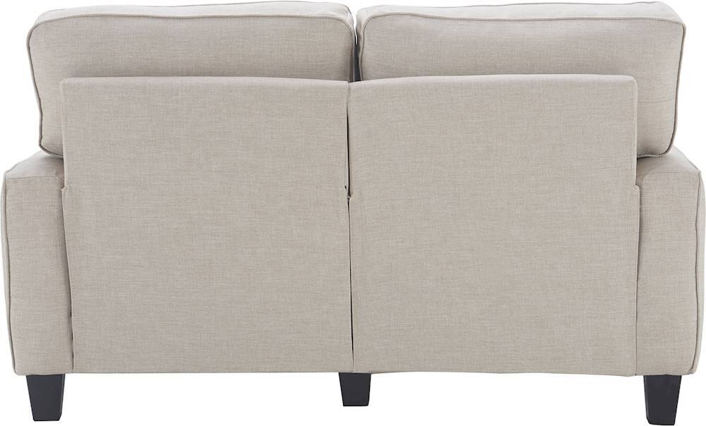 Alt View 13. Serta - Palisades 2-Seat Fabric Loveseat - Light Gray.