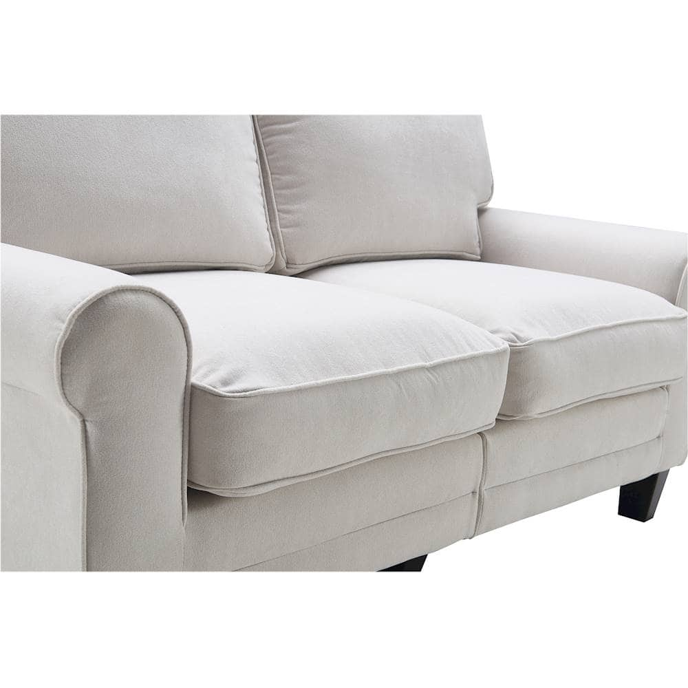 Best Buy: Serta Copenhagen 2-seat Polyester Fabric Loveseat Cream 