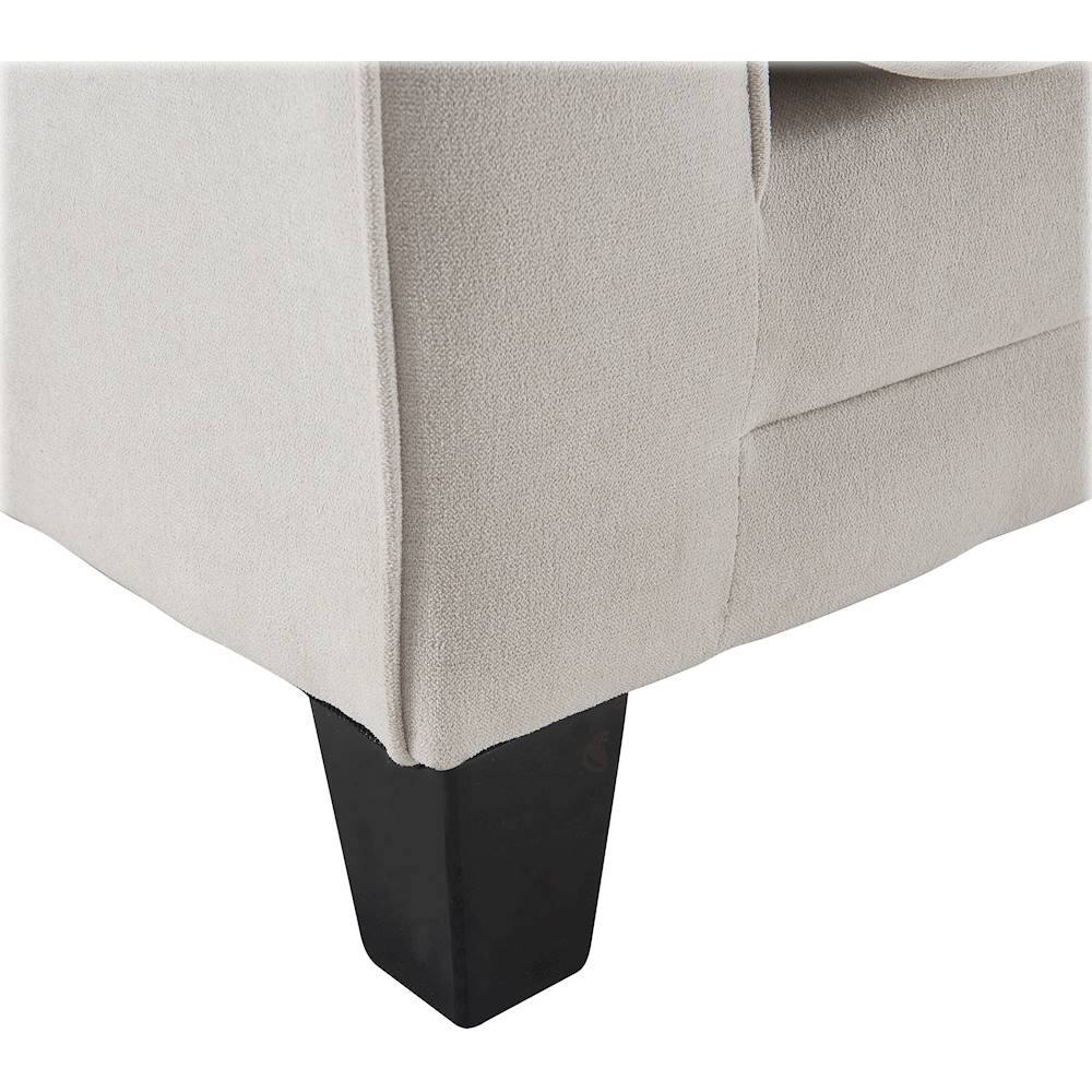 Alt View 17. Serta - Copenhagen 3-Seat Fabric Sofa - Cream.