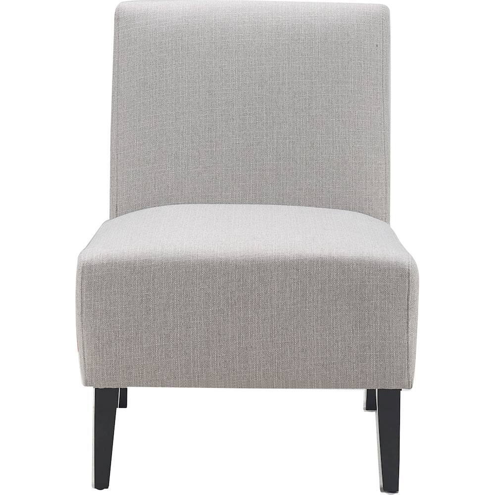Alt View 11. Serta - Palisades Modern Accent Slipper Chair - Light Gray.