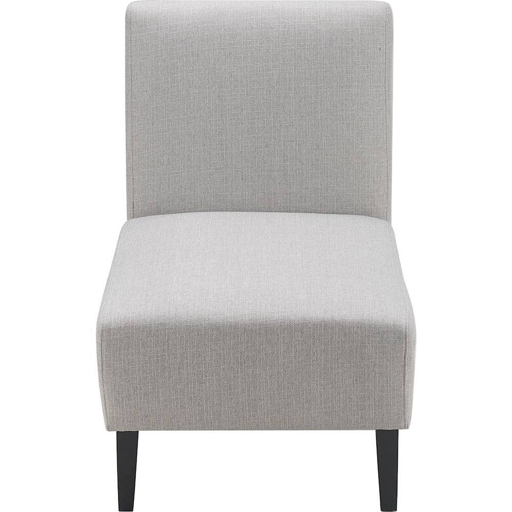 Alt View 12. Serta - Palisades Modern Accent Slipper Chair - Light Gray.