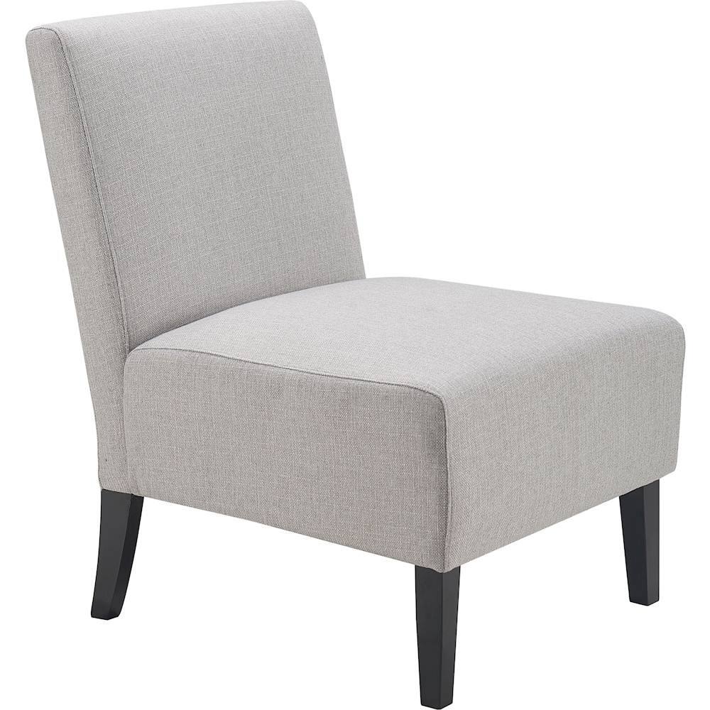 Alt View 13. Serta - Palisades Modern Accent Slipper Chair - Light Gray.