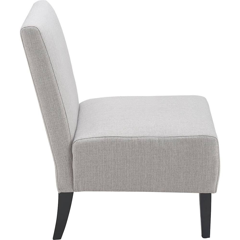 Alt View 15. Serta - Palisades Modern Accent Slipper Chair - Light Gray.