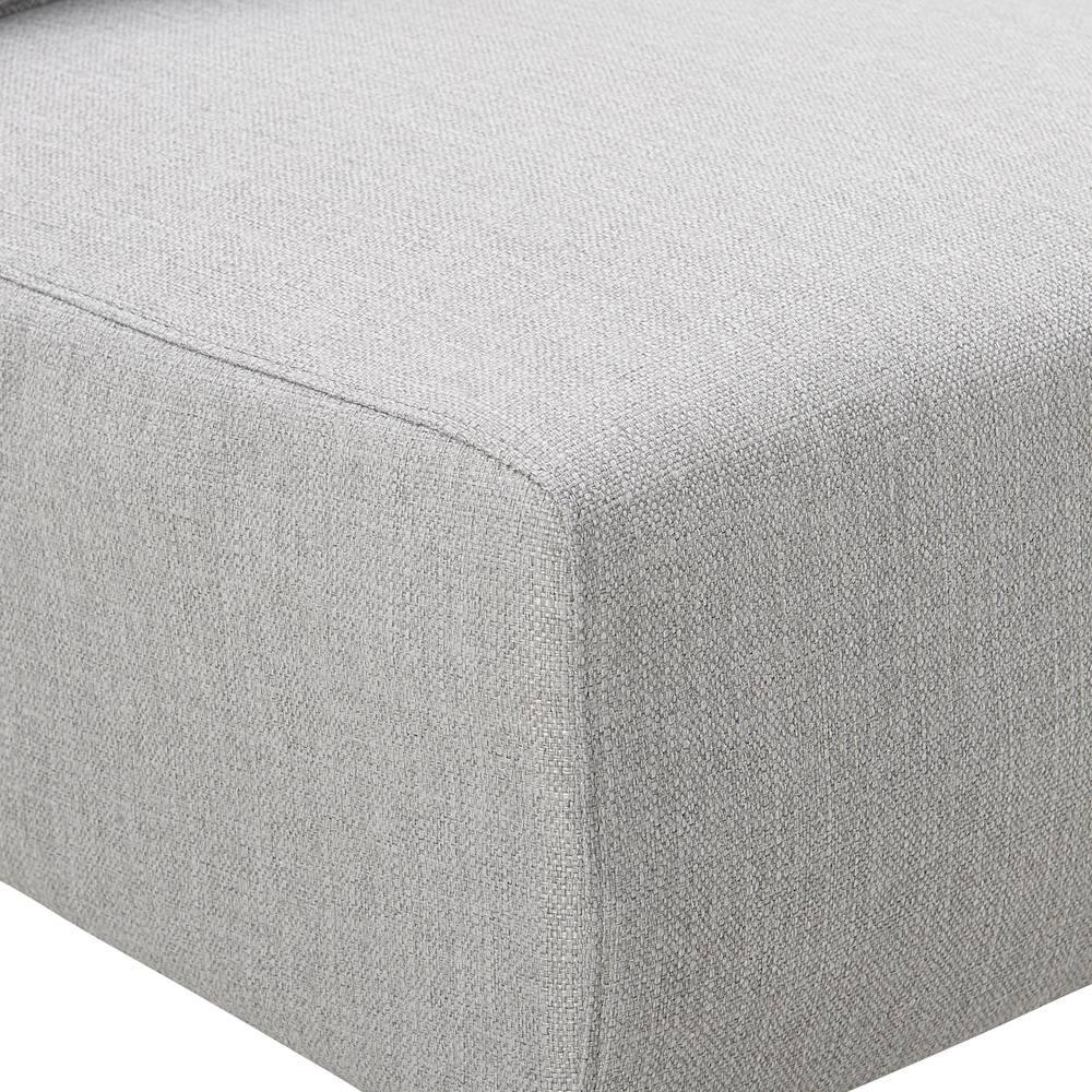 Alt View 18. Serta - Palisades Modern Accent Slipper Chair - Light Gray.