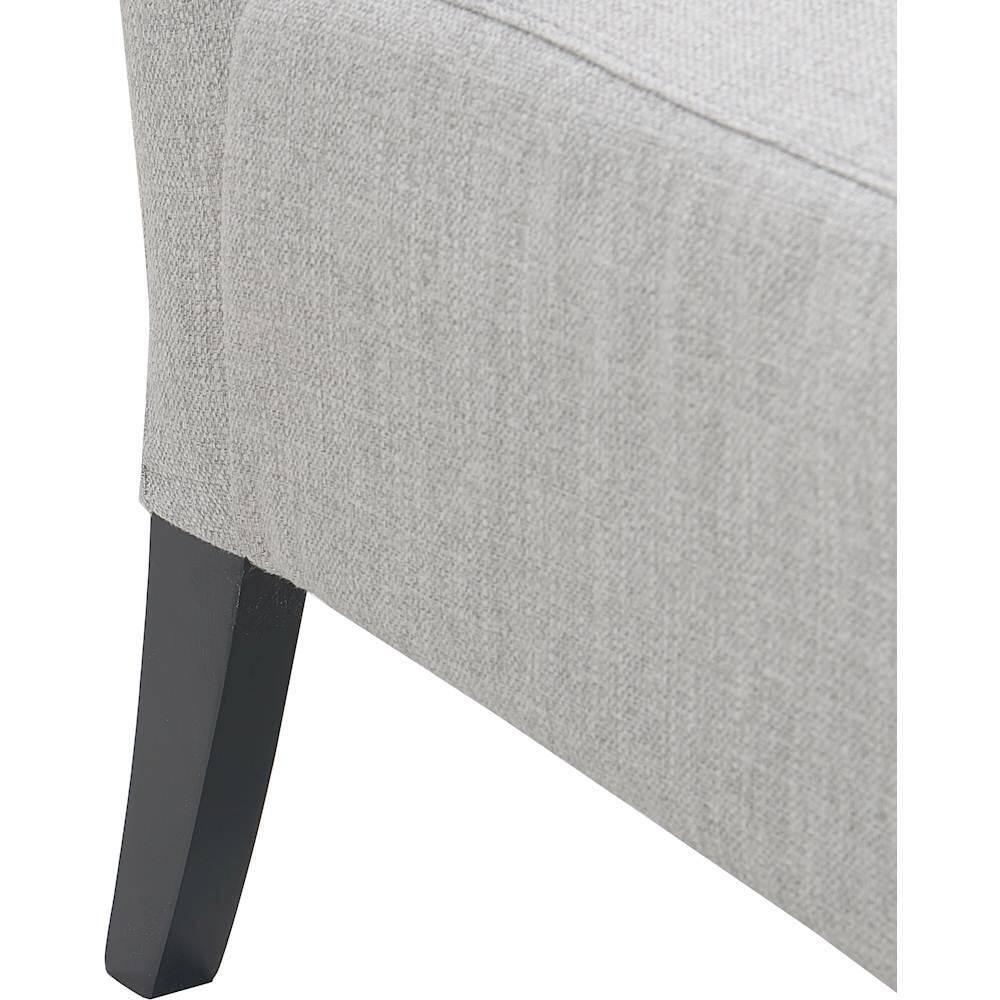 Alt View 19. Serta - Palisades Modern Accent Slipper Chair - Light Gray.