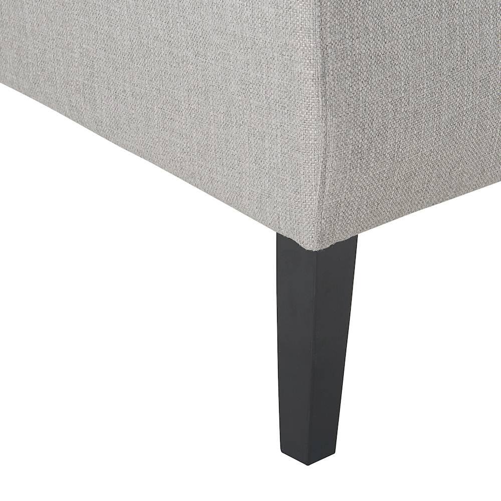 Alt View 20. Serta - Palisades Modern Accent Slipper Chair - Light Gray.