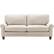 Front. Serta - Copenhagen 3-Seat Fabric Sofa - Buttercream.