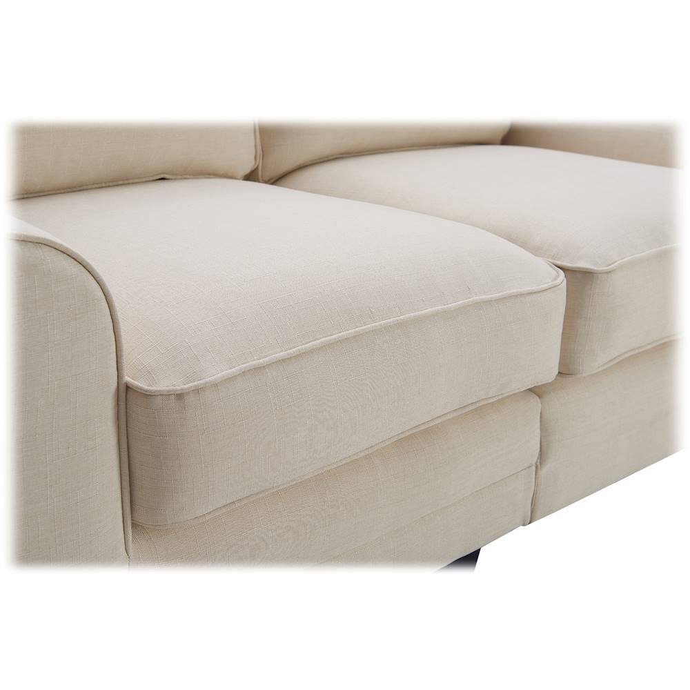 Alt View 17. Serta - Copenhagen 3-Seat Fabric Sofa - Buttercream.