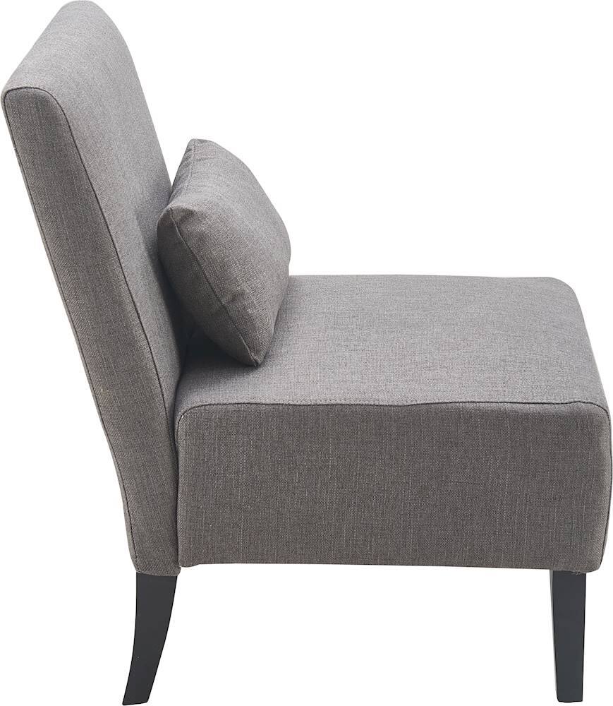 Alt View 12. Serta - Palisades Modern Accent Slipper Chair - Gray.