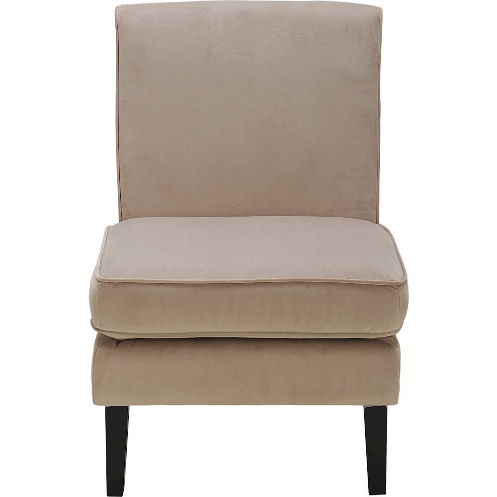 Alt View 11. Elle Decor - Olivia Chair with Ottoman - Taupe.
