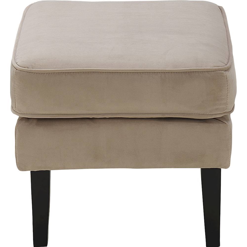Alt View 12. Elle Decor - Olivia Chair with Ottoman - Taupe.