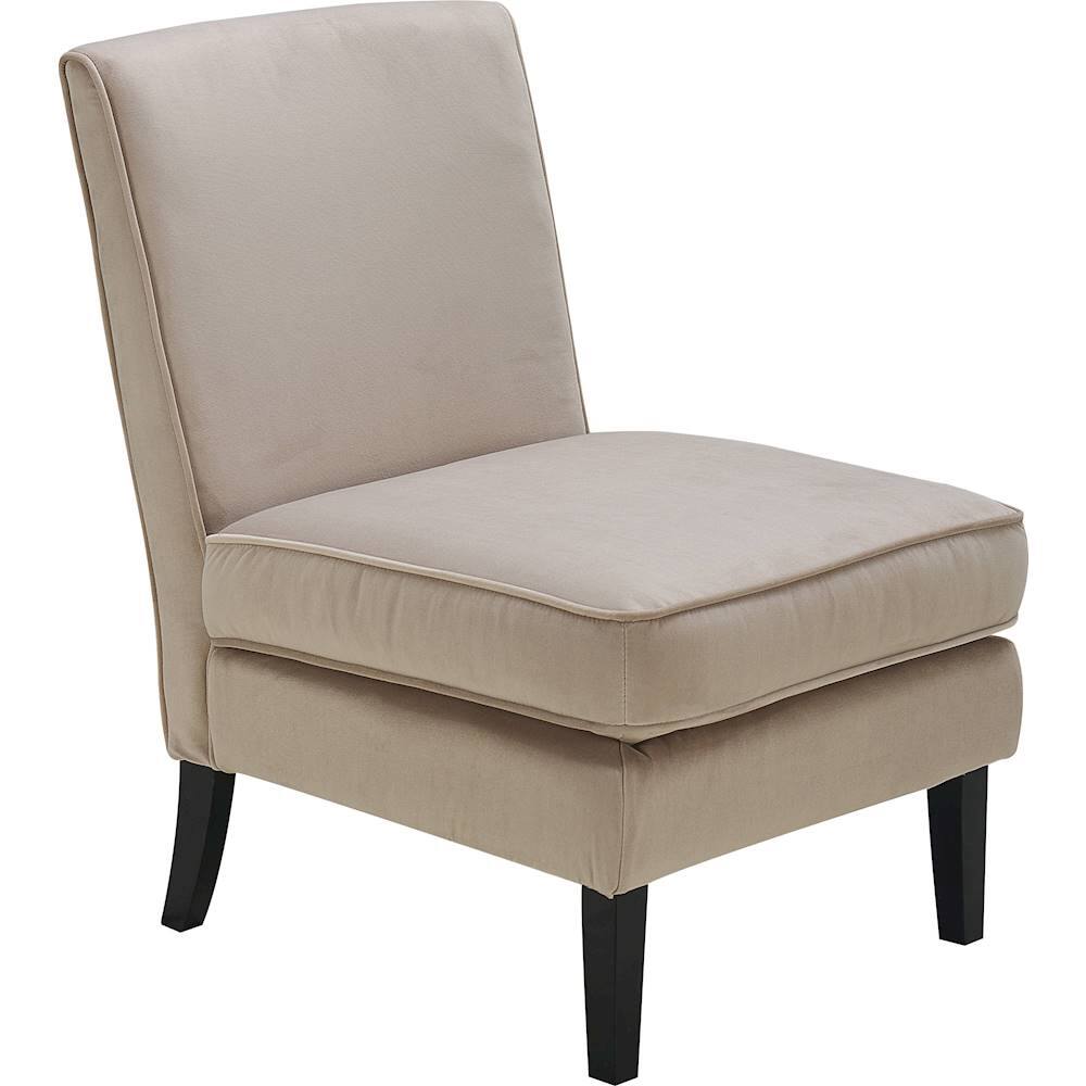 Alt View 13. Elle Decor - Olivia Chair with Ottoman - Taupe.