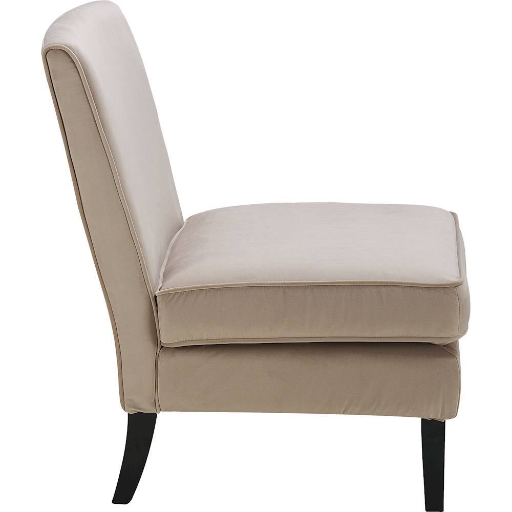 Alt View 16. Elle Decor - Olivia Chair with Ottoman - Taupe.