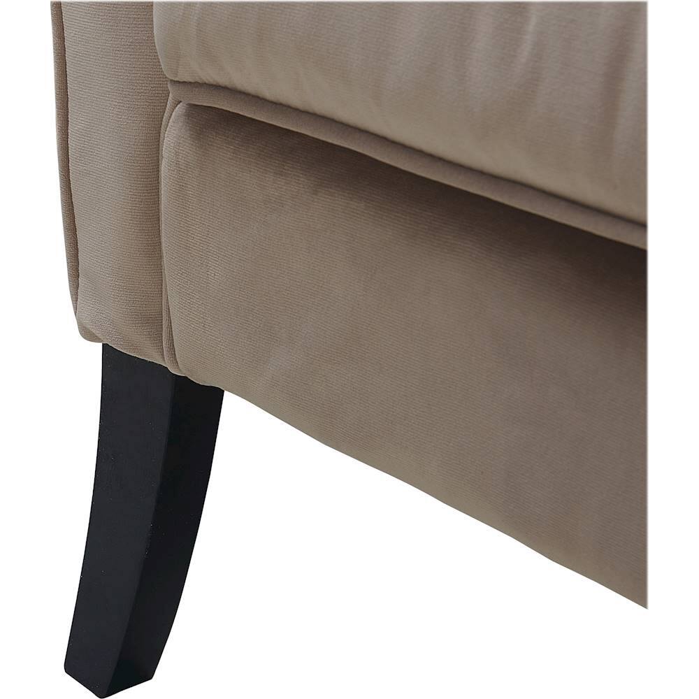 Alt View 20. Elle Decor - Olivia Chair with Ottoman - Taupe.