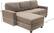 Alt View 14. Serta - Palisades Contemporary Fabric Reclining Sectional - Oatmeal.