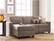 Alt View 15. Serta - Palisades Contemporary Fabric Reclining Sectional - Oatmeal.