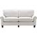 Front. Serta - Copenhagen 3-Seat Polyester Fabric Sofa - Cream.