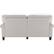 Alt View 12. Serta - Copenhagen 3-Seat Polyester Fabric Sofa - Cream.