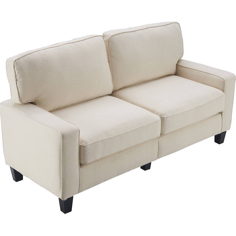 Alt View 11. Serta - Palisades 2-Seat Fabric Loveseat - Buttercream.