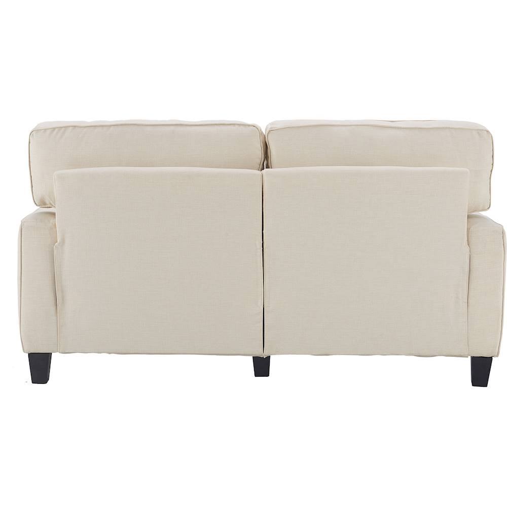 Alt View 13. Serta - Palisades 2-Seat Fabric Loveseat - Buttercream.