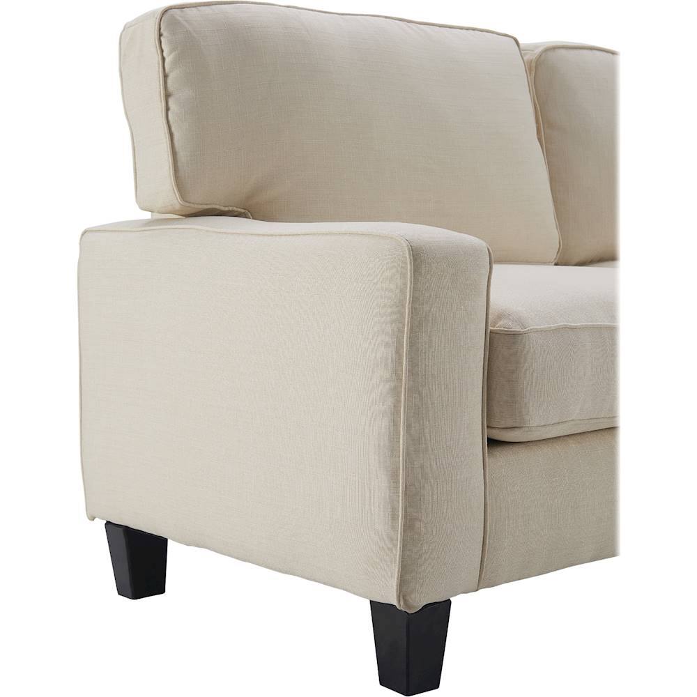 Alt View 16. Serta - Palisades 2-Seat Fabric Loveseat - Buttercream.