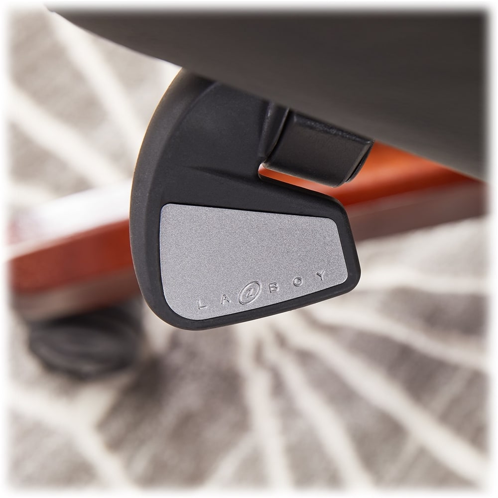 Alt View 18. La-Z-Boy - 5-Pointed Star Wood and Steel Executive Chair - Black.