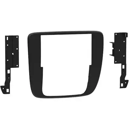 Front. Metra - Dash Kit for Select Chevrolet and GMC Vehicles - Matte Black.