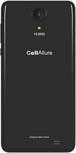 Back View: CellAllure - Cool Extreme 2 with 16GB Memory Cell Phone (Unlocked) - Black