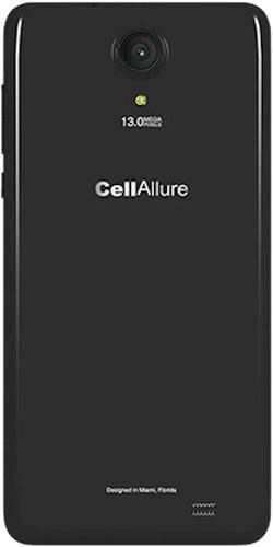 Back View: CellAllure - Cool Extreme 2 with 16GB Memory Cell Phone (Unlocked) - Black