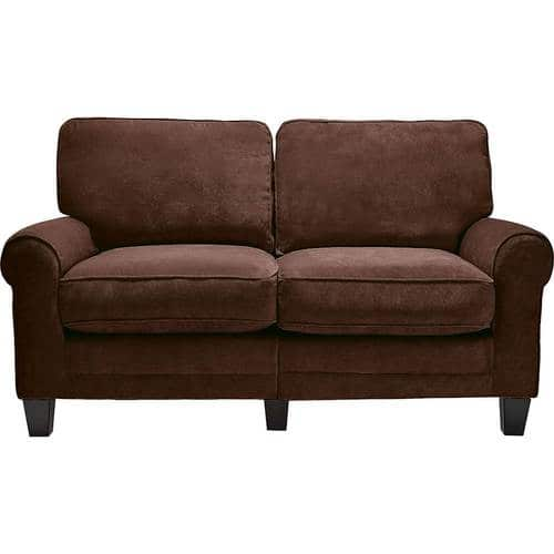 Serta - RTA Copenhagen 2-Seat Fabric Loveseat - Newport Brown