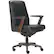 Left. La-Z-Boy - Emerson Bonded Leather Ergonomic Swivel Executive Office Chair - Black.