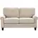 Front. Serta - Copenhagen 2-Seat Fabric Loveseat - Soft Beige.
