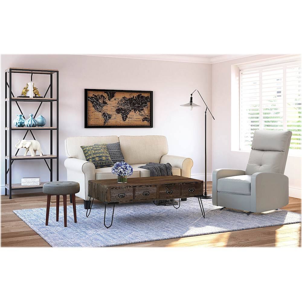 Alt View 12. Serta - Copenhagen 2-Seat Fabric Loveseat - Soft Beige.