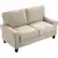 Alt View 13. Serta - Copenhagen 2-Seat Fabric Loveseat - Soft Beige.