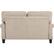 Alt View 15. Serta - Copenhagen 2-Seat Fabric Loveseat - Soft Beige.
