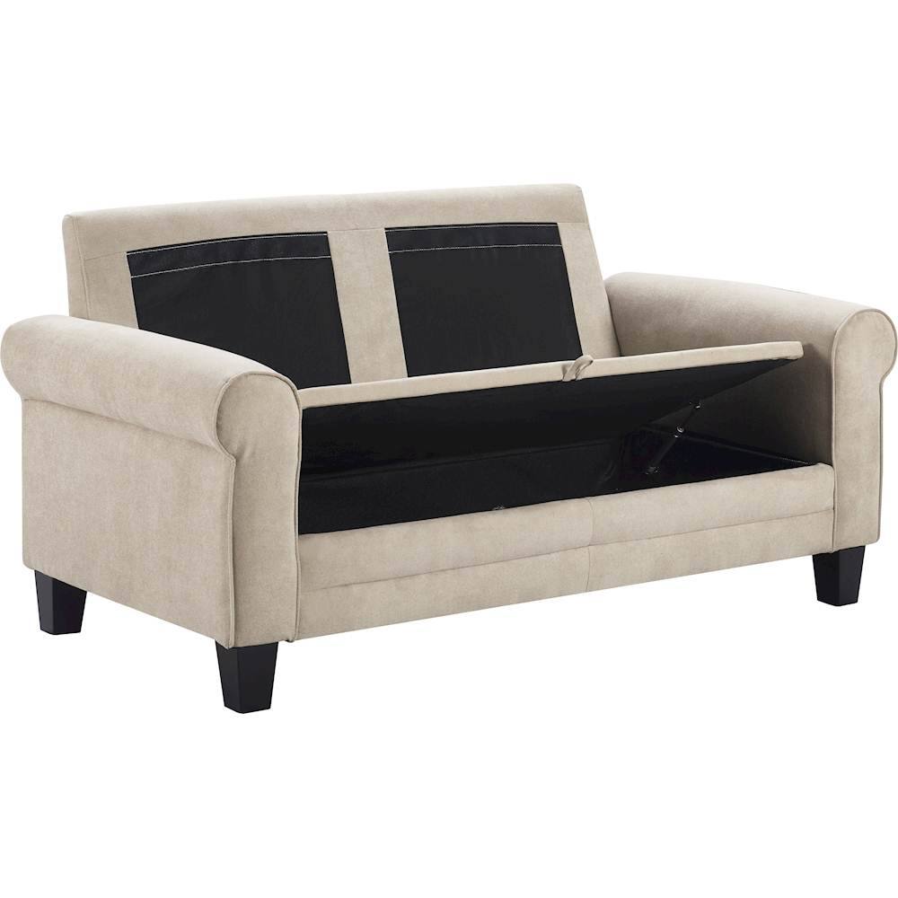Alt View 24. Serta - Copenhagen 2-Seat Fabric Loveseat - Soft Beige.