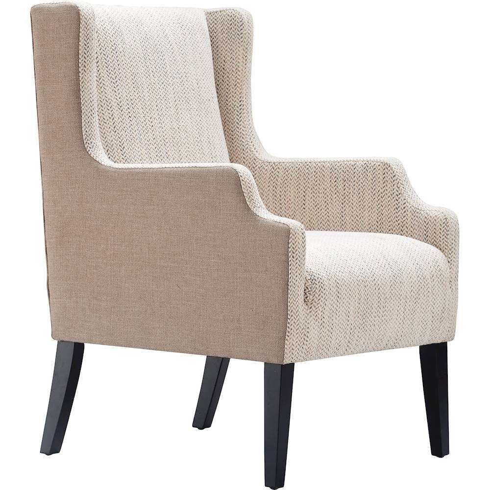 Angle View: Elle Decor - Wing Chair - Gray