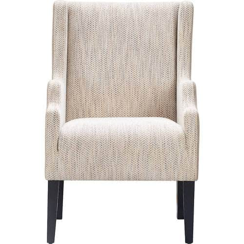 Finch - Traditional Armchair - Brown/Herringbone Beige