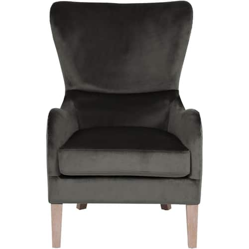 Elle Decor - Wing Chair - Gray