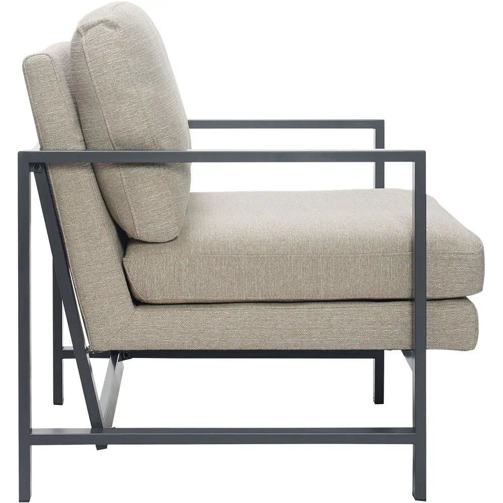 Alt View 13. Finch - Contemporary Accent Chair - Linen.