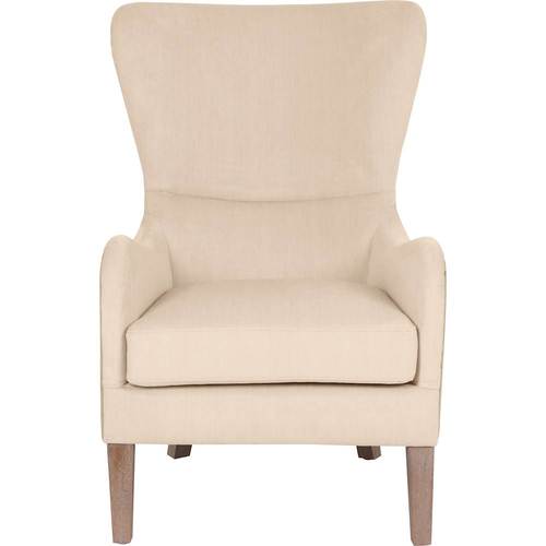 Elle Decor - Wing Chair - Tan/Cream
