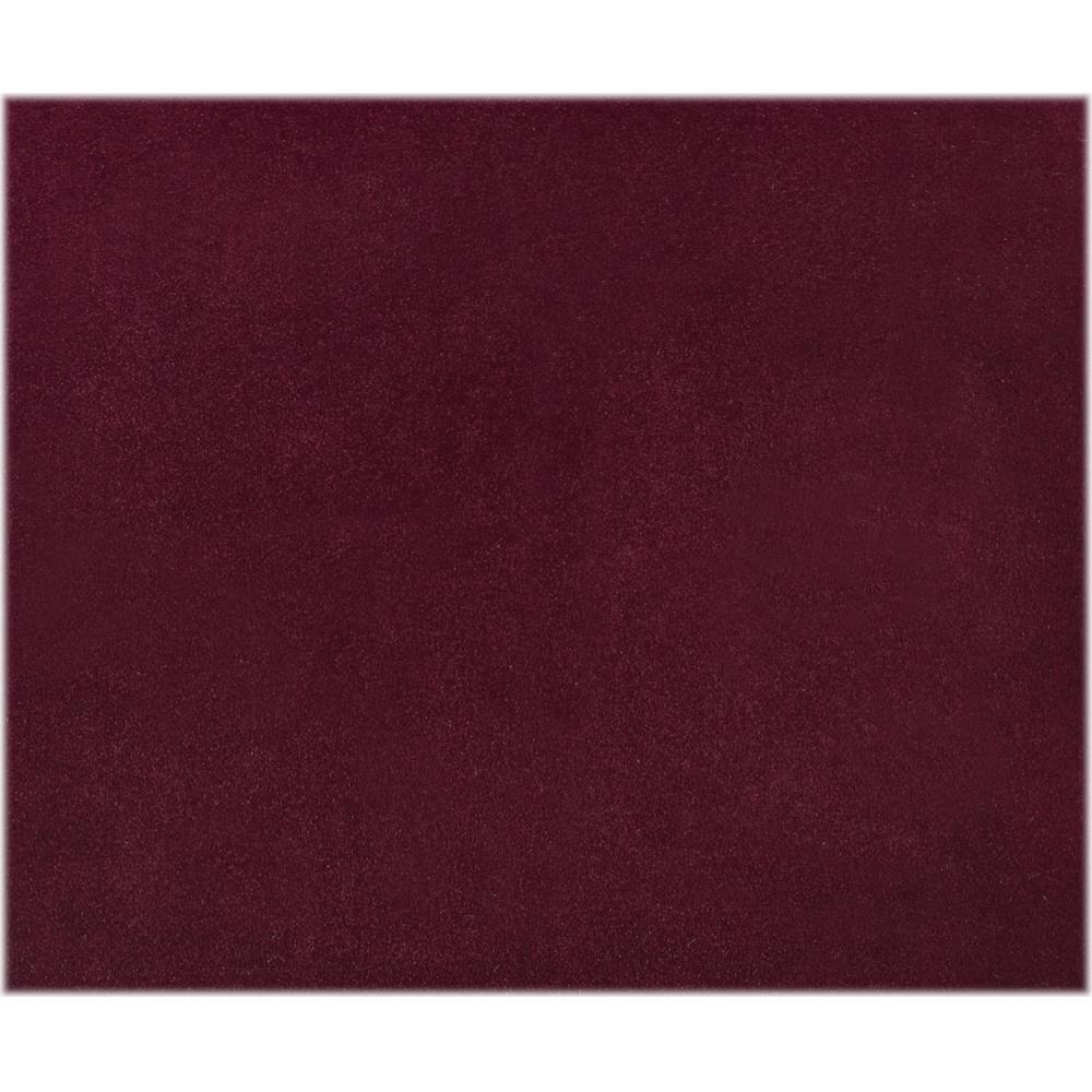 Alt View 18. Elle Decor - Nico Accent Chair with Ottoman - French Merlot Red.