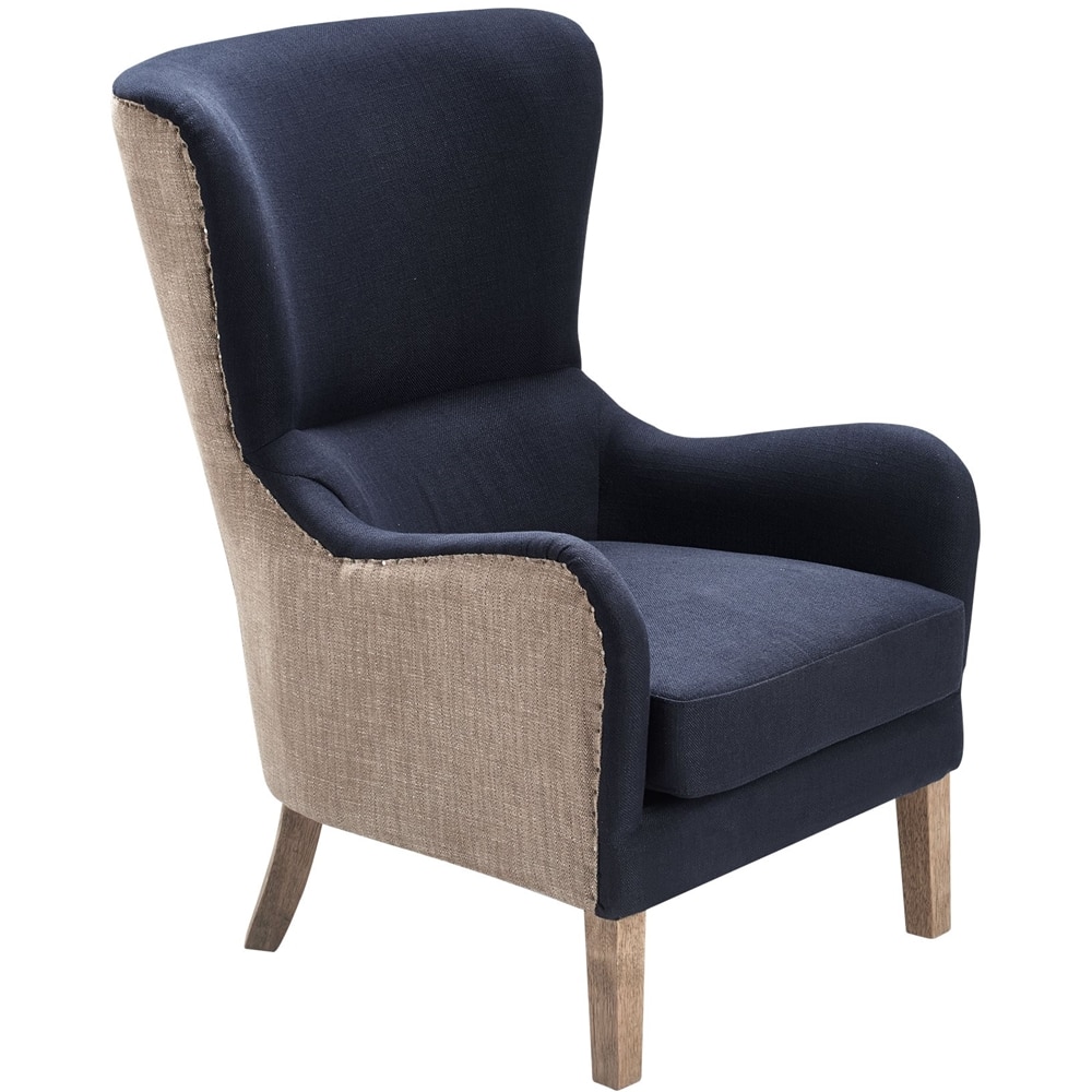 navy farmhouse chair